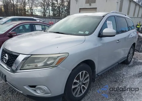 2013 Nissan Pathfinder Sv z USA, uszkodzony, nr VIN 5N1AR2MM4DC659363